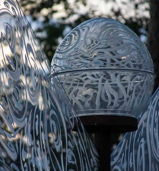 Skulptur trifft Natur