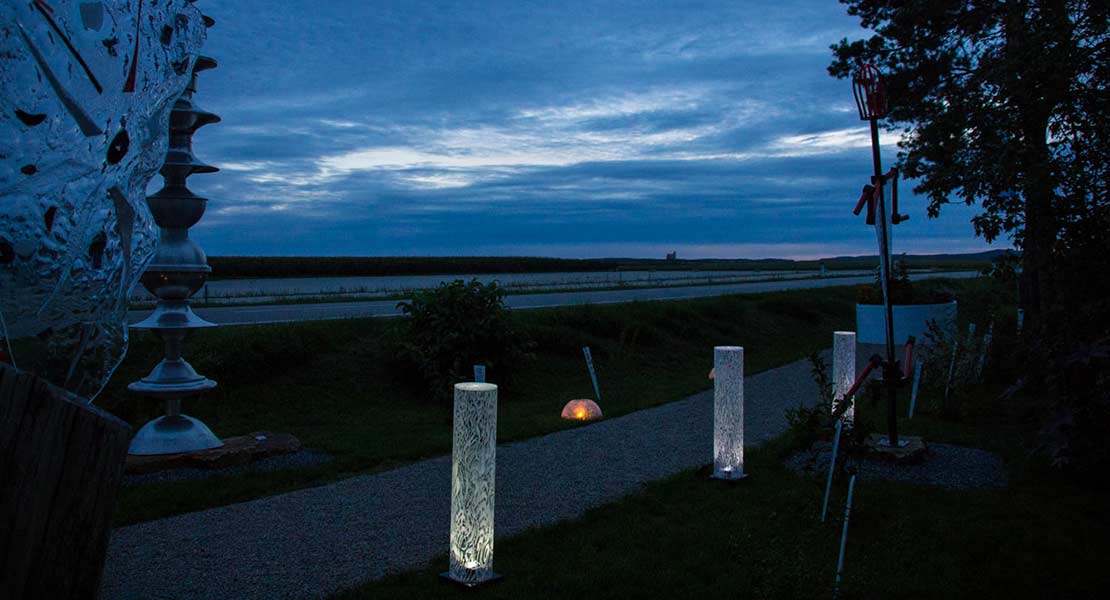 Skulptur trifft Natur